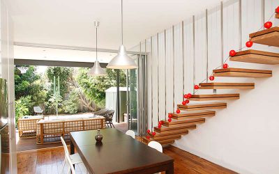 Skylit upper storey addition opens small Maroubra semi with space and light