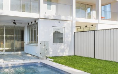 Chifley duplex home with swimming pool designed for the entertainer is completed