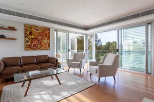 Little Bay duplex - living